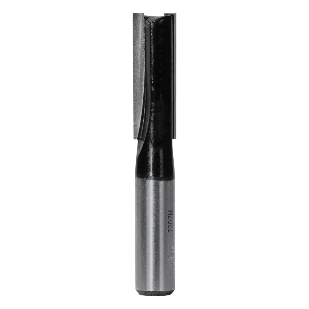 CARBITOOL 7.0mm TCT Straight 2-Flute Router Bit for Wood - 1/4inch Shank T 207 M