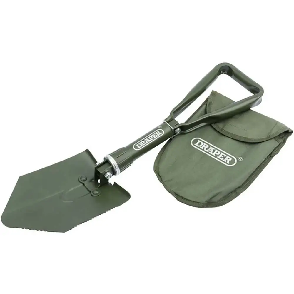 DRAPER Shovel Steel Folding Boot with Canvas Bag 51002