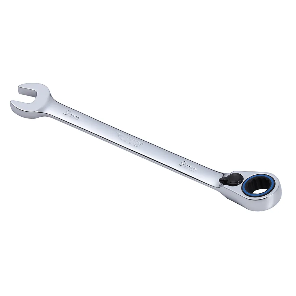 TTI 9mm 72T Metric Reversible Ratcheting Ring/Open-End Spanner TRVM09