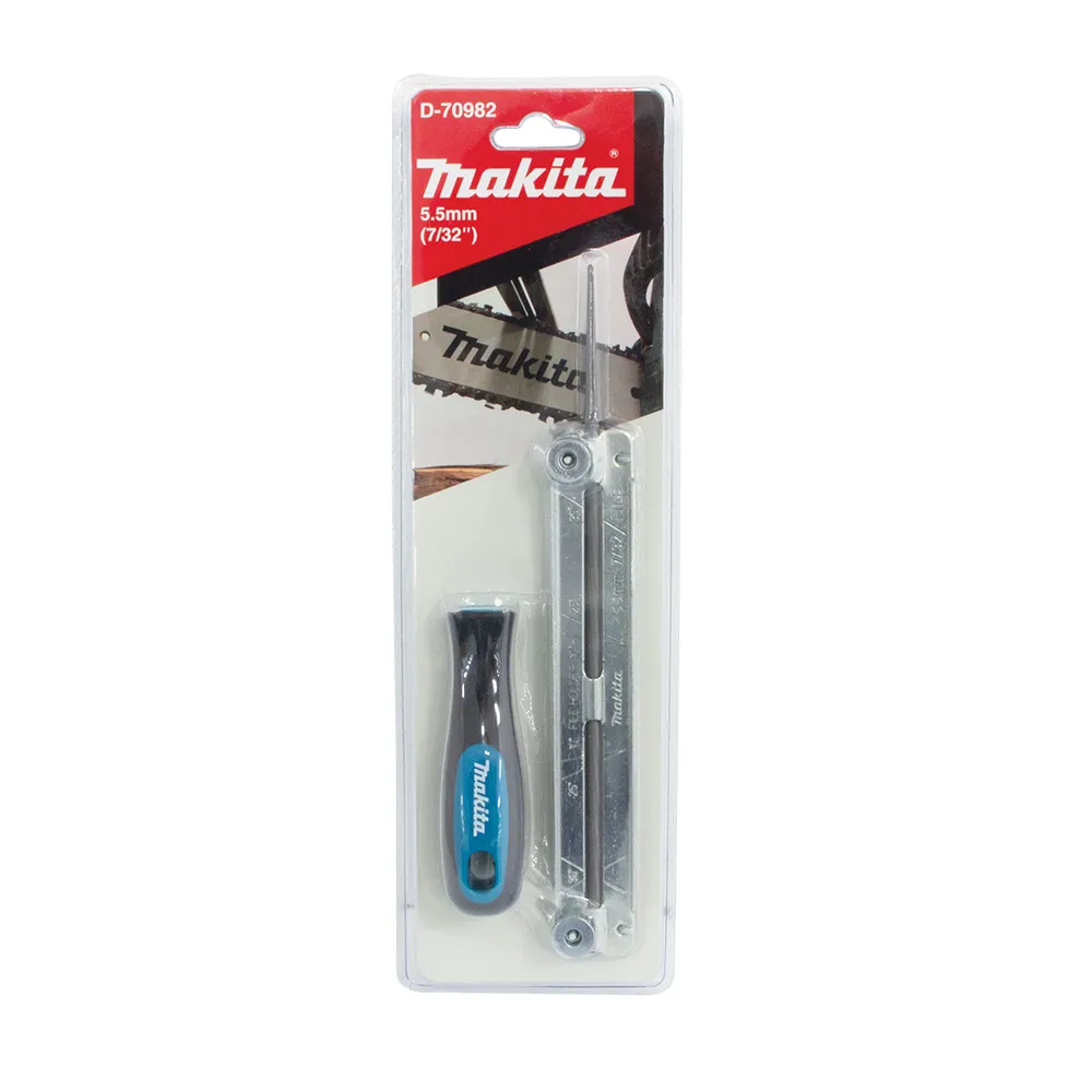 MAKITA 5.5mm Sharpening File w. Guide & Handle Kit D70982