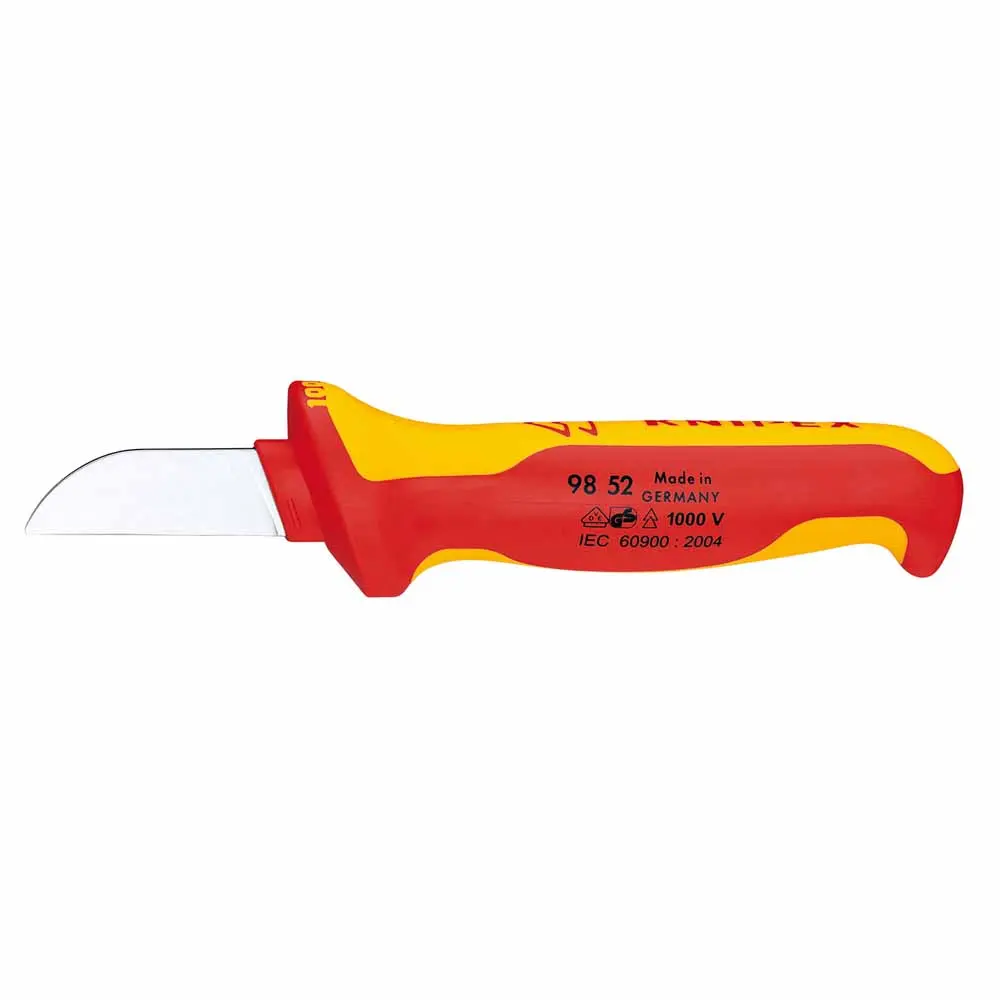Knipex 1000V 180mm Straight Blade Cable Knife 9852SB