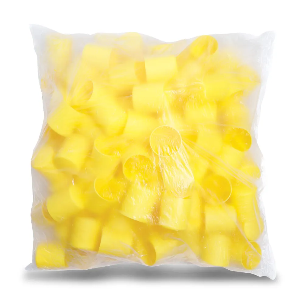 GUARDALL Star Picket Yellow Safety Caps - 100 Piece GSPC1Y