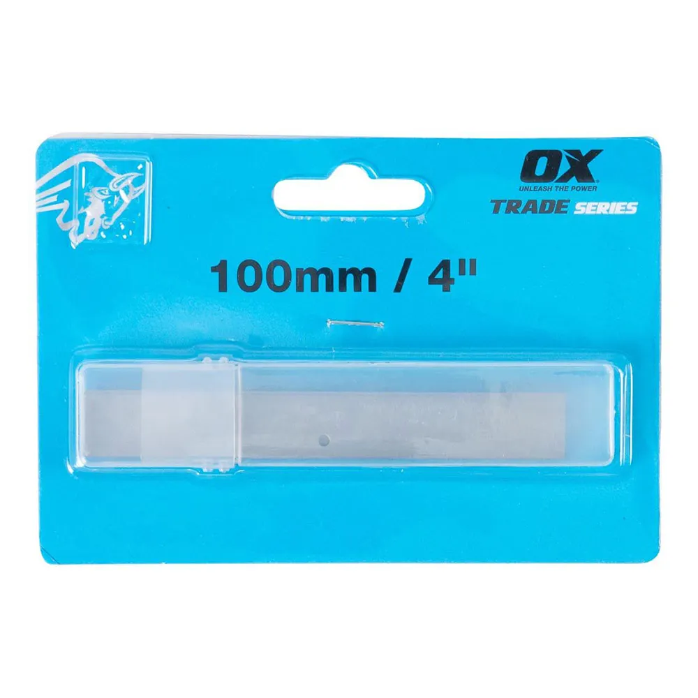 OX 5Pack 100mm Scraper Replacement Blade for OXT050604 & OXT050606 OX-T059504