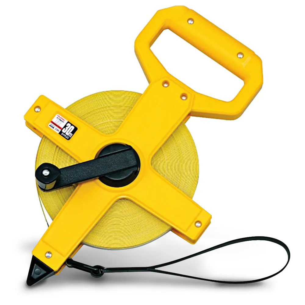 TAJIMA 100m Symron-R Fibreglass Open Reel Tape Measure 6400034