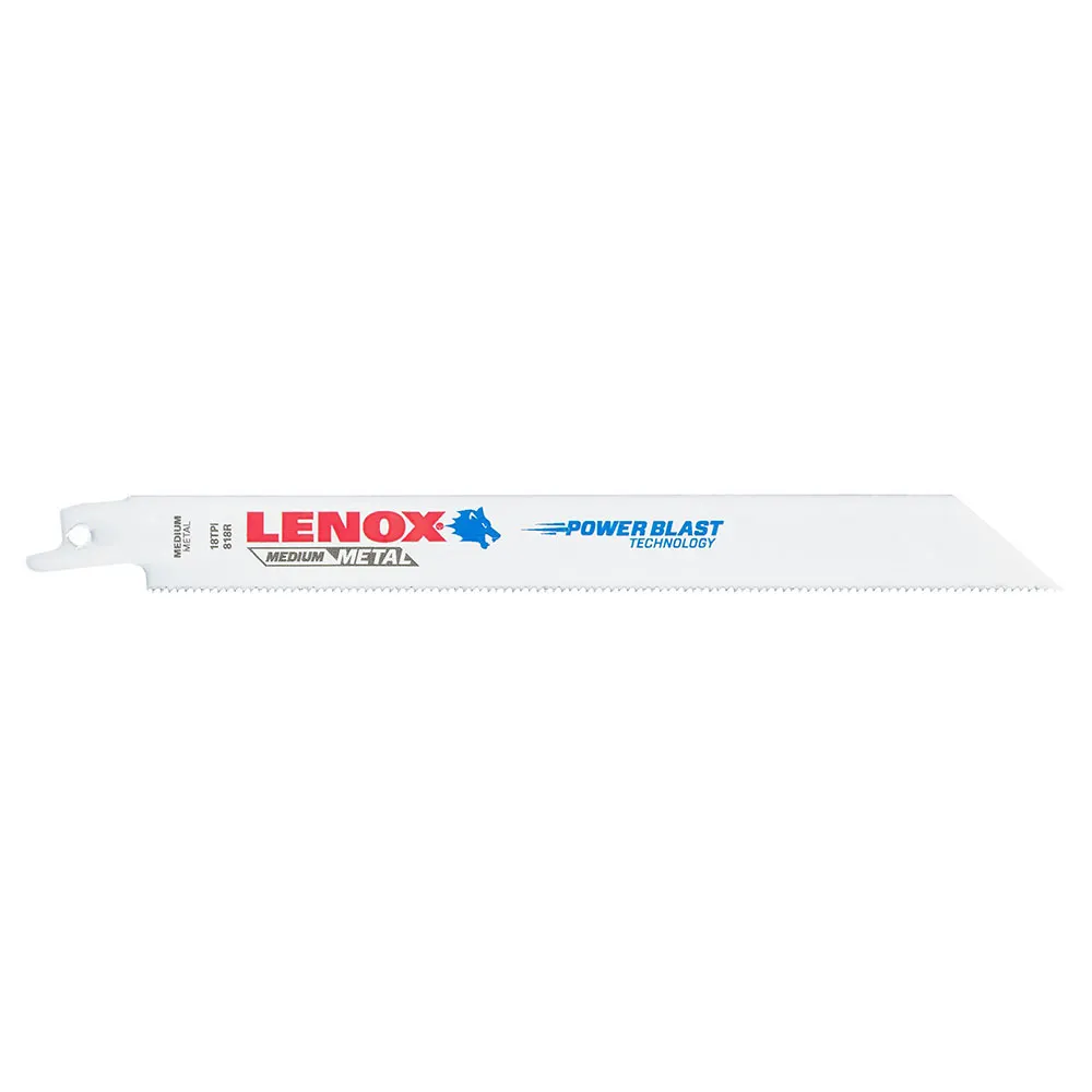 LENOX 200mm 18TPI Reciprocating Bi-Metal Saw Blade - 5 Piece 20578818R