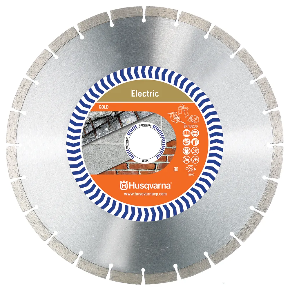 HUSQVARNA 350mm Segmented Diamond Blade for GENERAL Purpose Cutting - Suits K4000 Electric