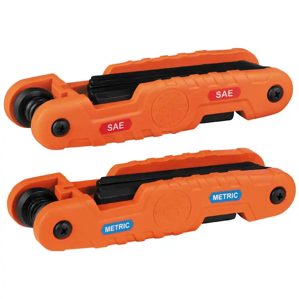 KLEIN SAE/Metrics Folding Hex Key Set - Pro Folding A-70552