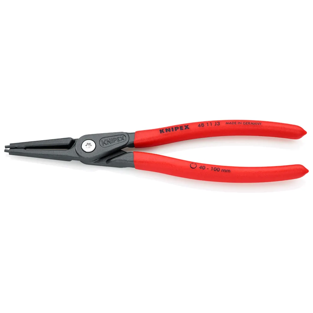 KNIPEX 225mm Straight Precision Circlip Plier 4811J3SB