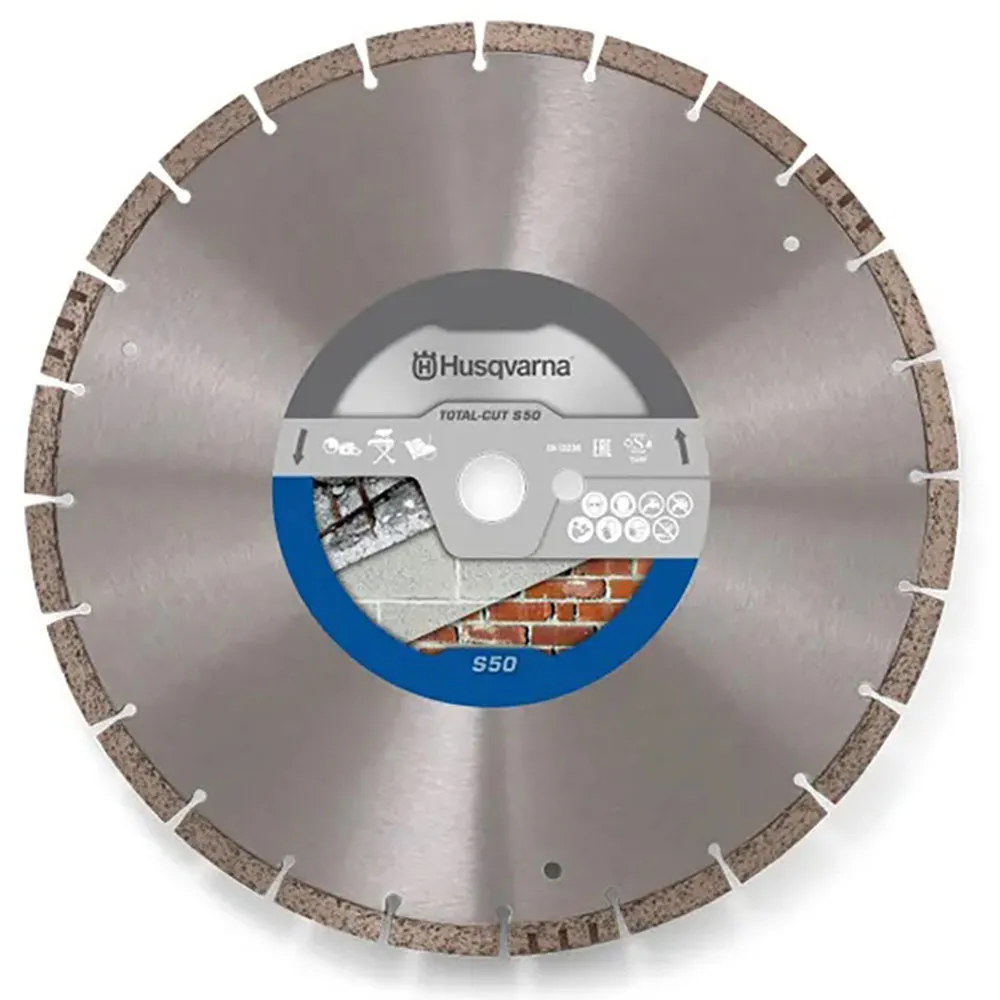 HUSQVARNA 400mm Segmented Diamond Blade for GENERAL Purpose Cutting - TOTAL-CUT-S50 548134930