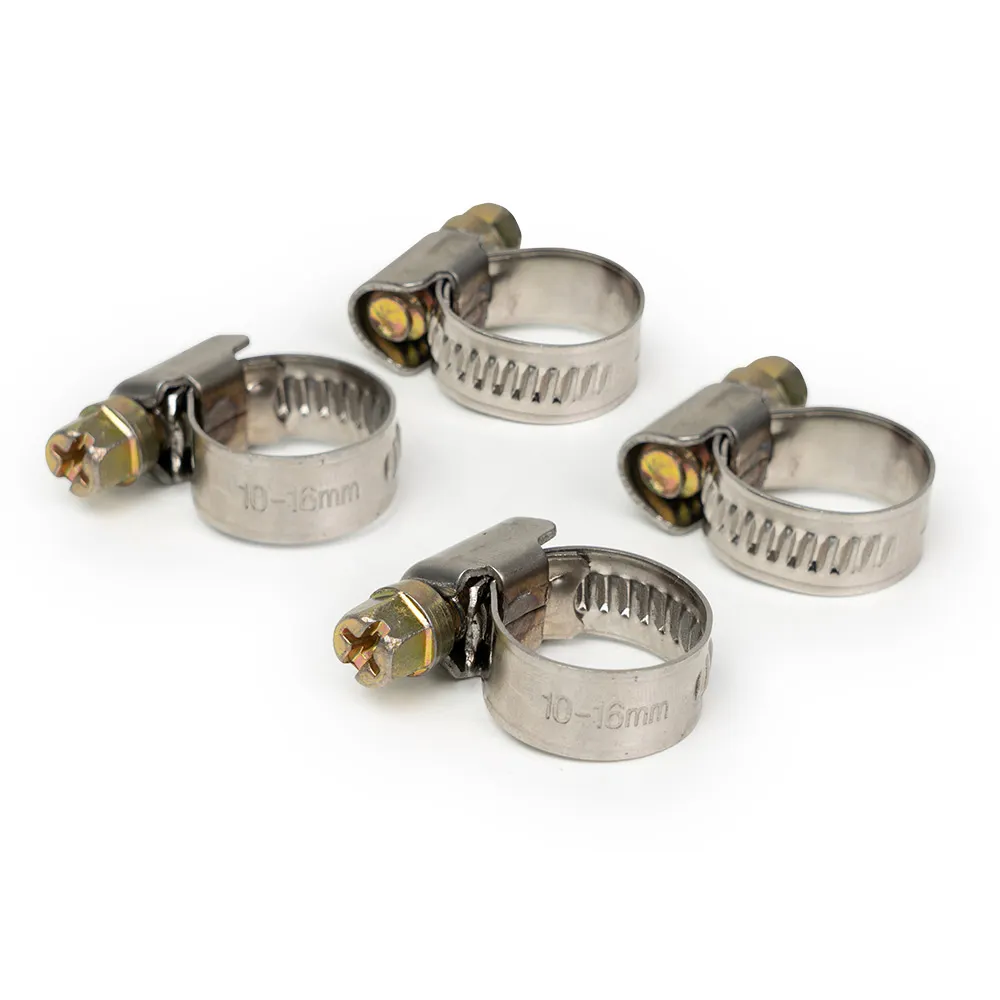IRONAIR 10-16mm x 3/8inch Hose Clamp - 4 Pack 11522112501