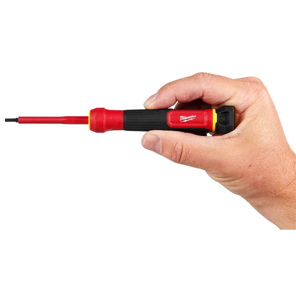 MILWAUKEE 8-in-1 1000v Insulated Precision Multi-Bit Screwdriver 48222217