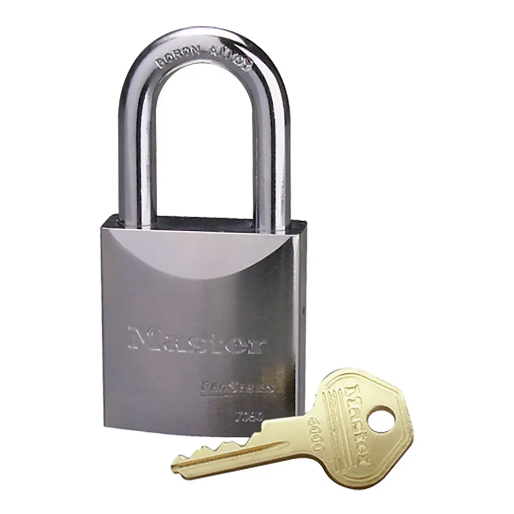 MASTER LOCK 51mm Boron Shackle Proseries Steel Padlock 7050K