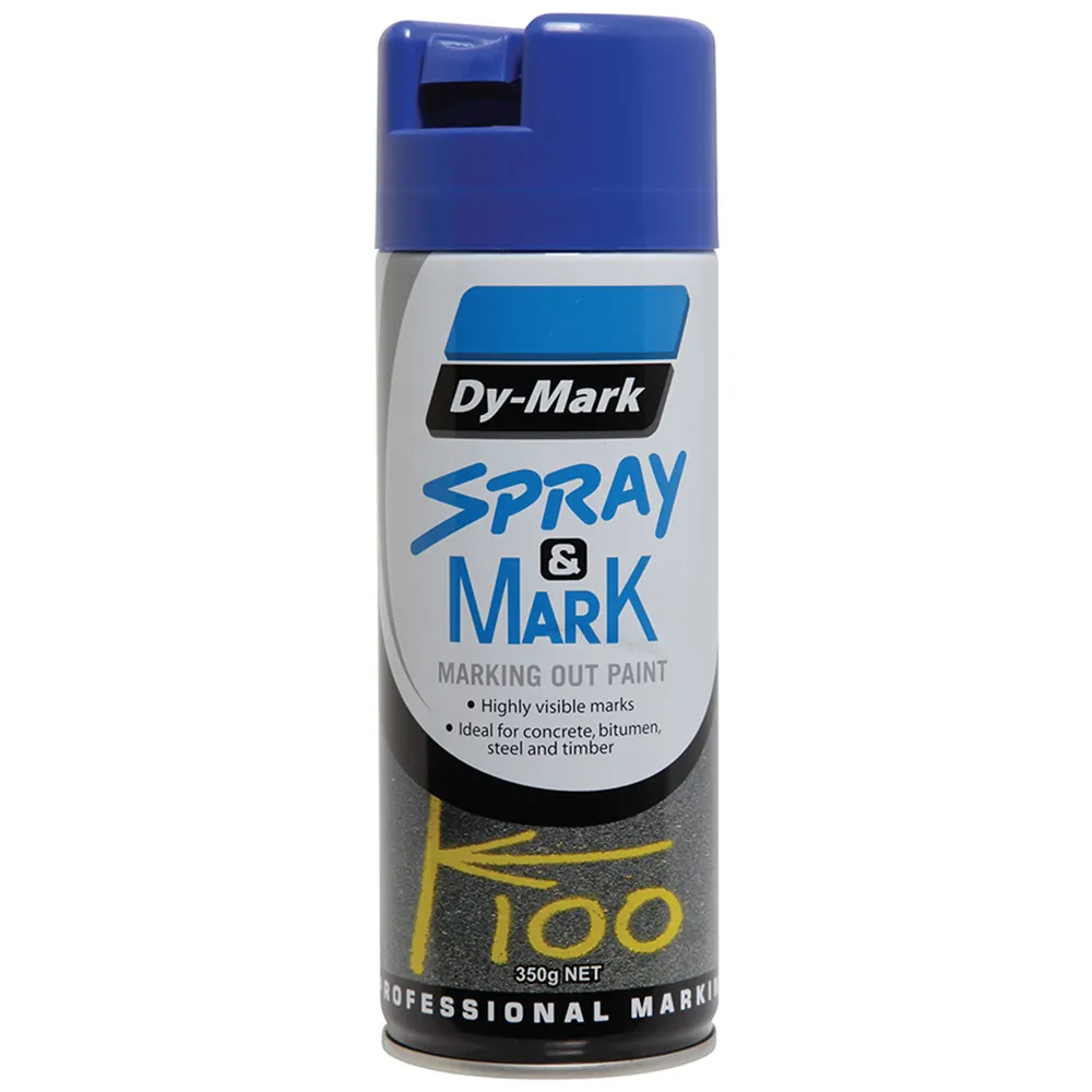 DYMARK 350g Aerosol Spray & Mark Blue Marking Paint 40013503