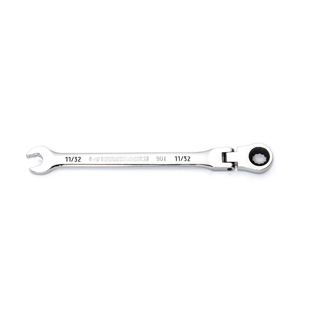 GEARWRENCH 11/32" 90T Flexhead Ratcheting Combination Wrench 86742
