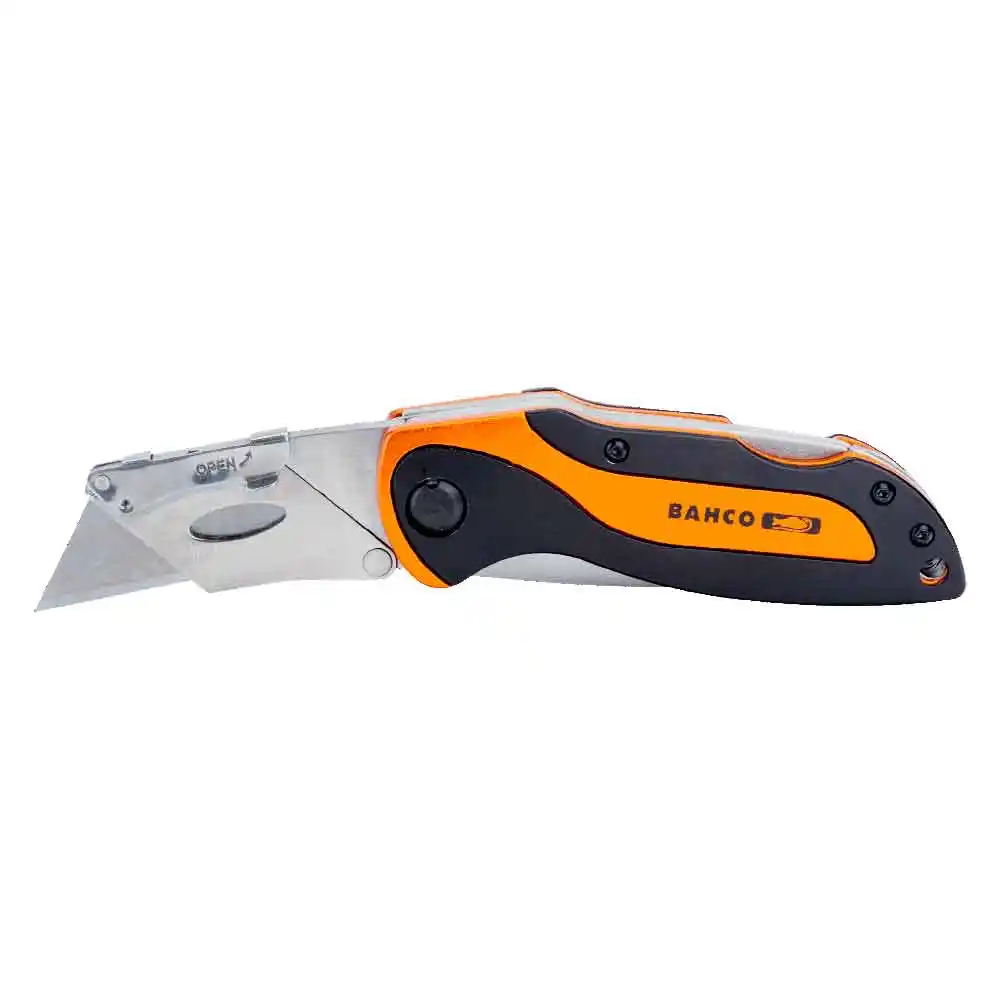 BAHCO 160mm Aluminium Handle Folding Utility Knife  KBSU-01
