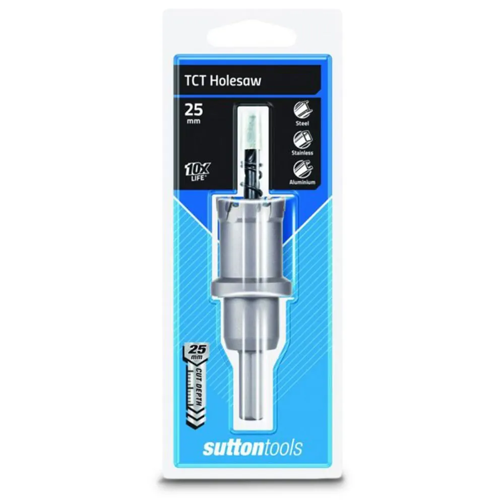 SUTTON 25 x 25mm TCT Holesaw for Metal