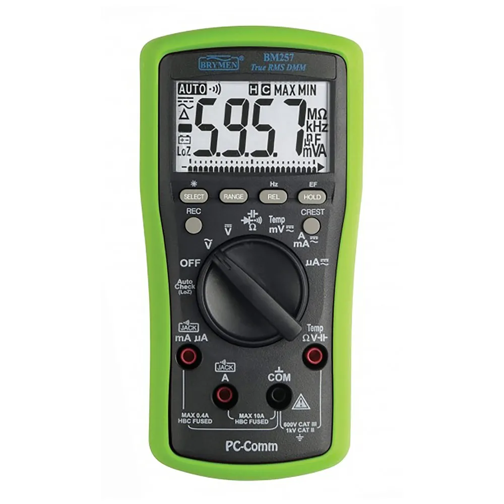 WATTMASTER RMS Digital Multimeter w. Auto Check WATEL-BM257