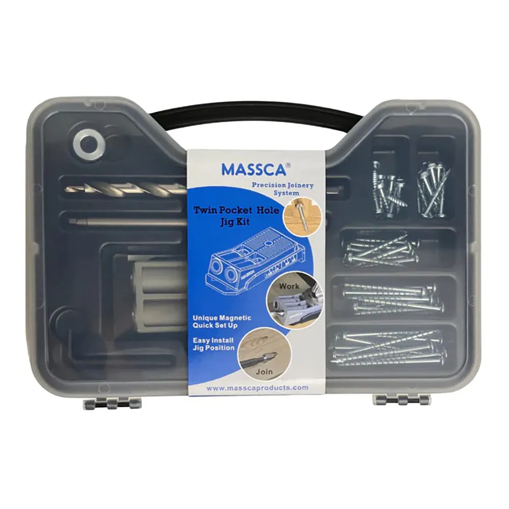 MASSCA Twin Pocket Hole Jig Kit MASX0023NLS7H