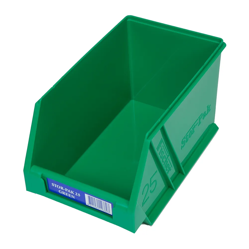 FISCHER 133 x 220 x 125mm STOR-PAK 25 Green Storage Bin 1H-062G