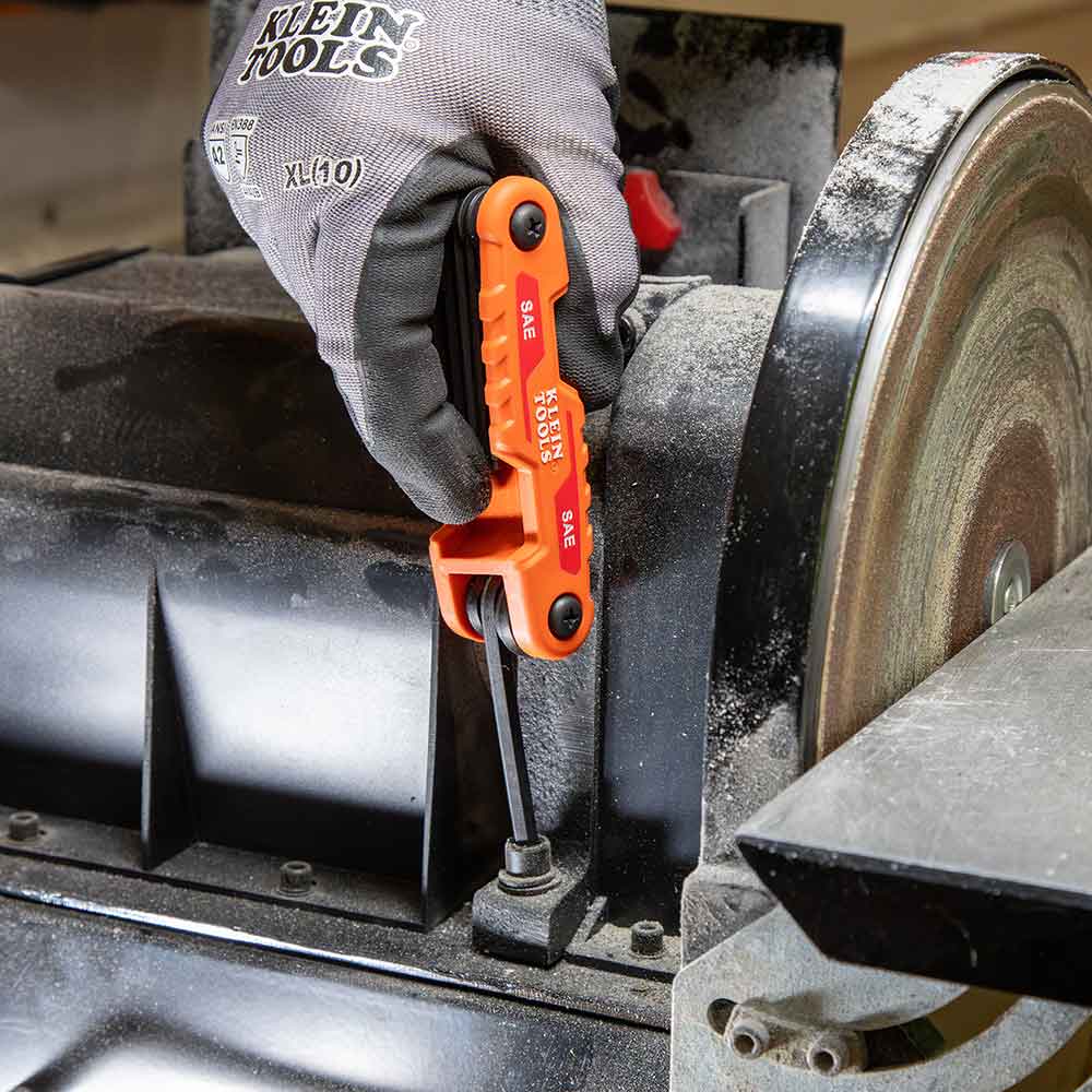 KLEIN SAES Fold Compact Hex Key Set - 9 Keys A-70540