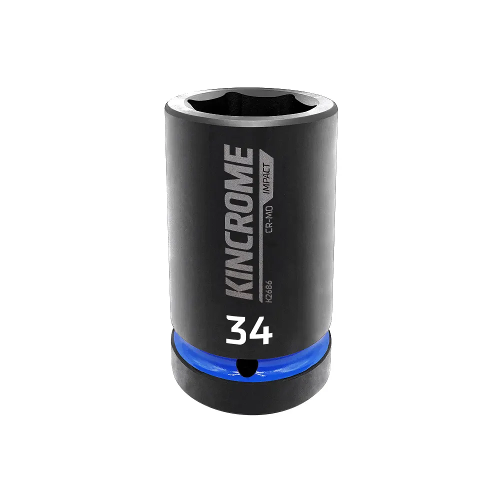 KINCROME 34mm x 1inch Drive Deep Impact Socket K2686