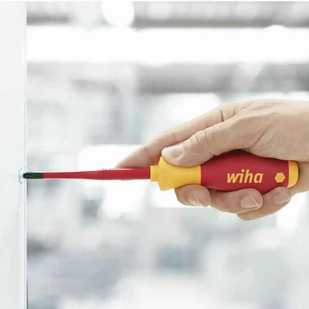 WIHA Pz0 X 60mm 1000V VDE Insulated Screwdriver 43391