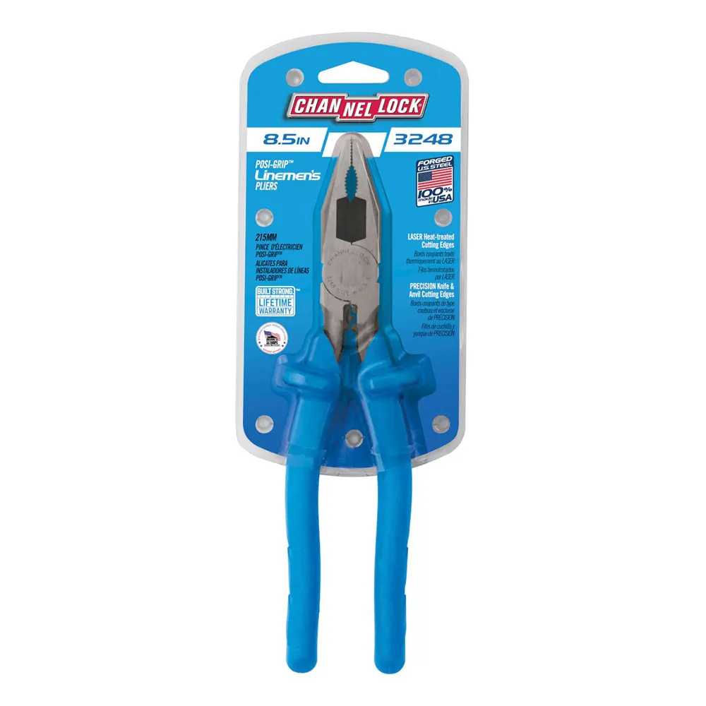 CHANNELLOCK 219mm Linesman Crimper Soft Handle Plier 3248