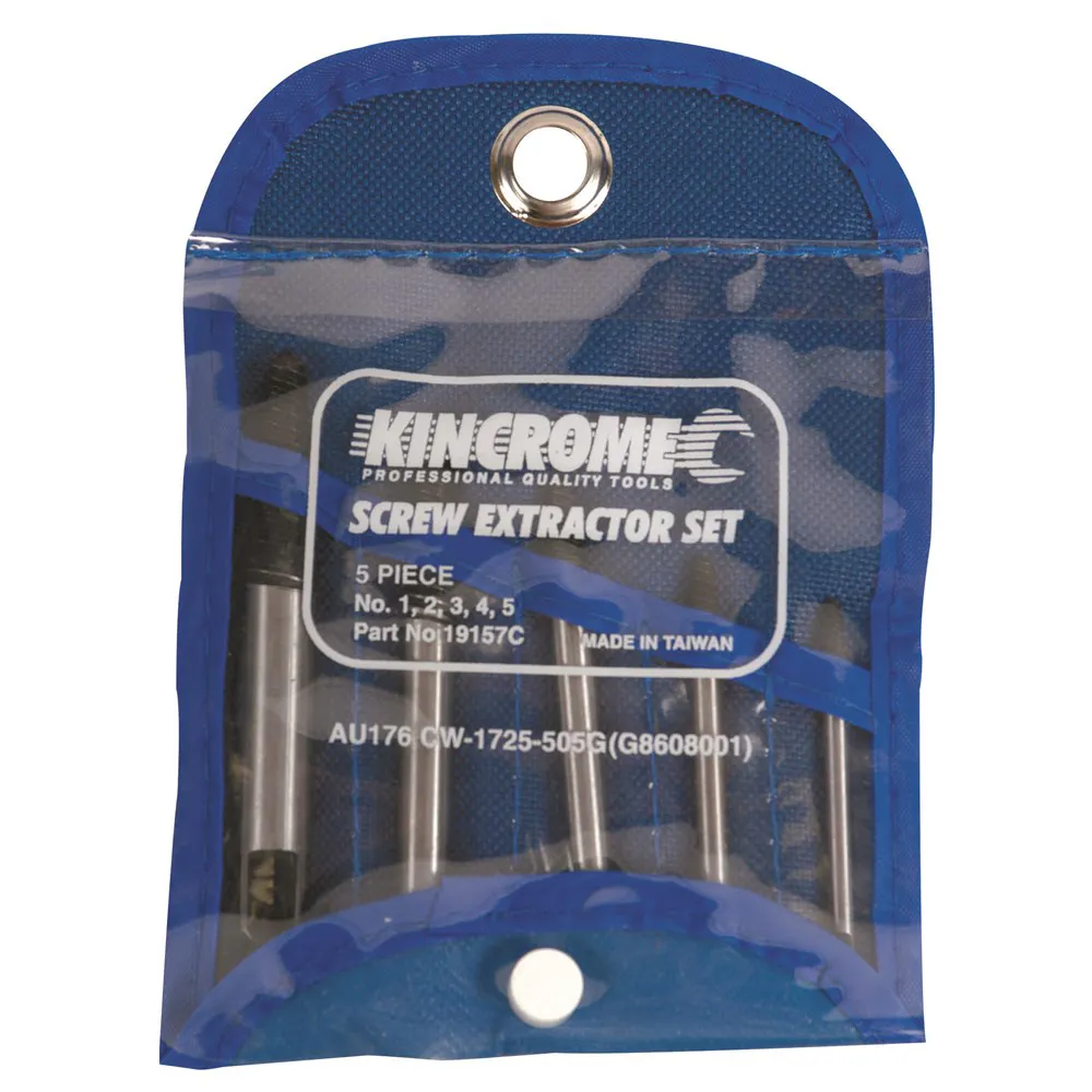 KINCROME 5 Piece Screw Extractor Set 19157C