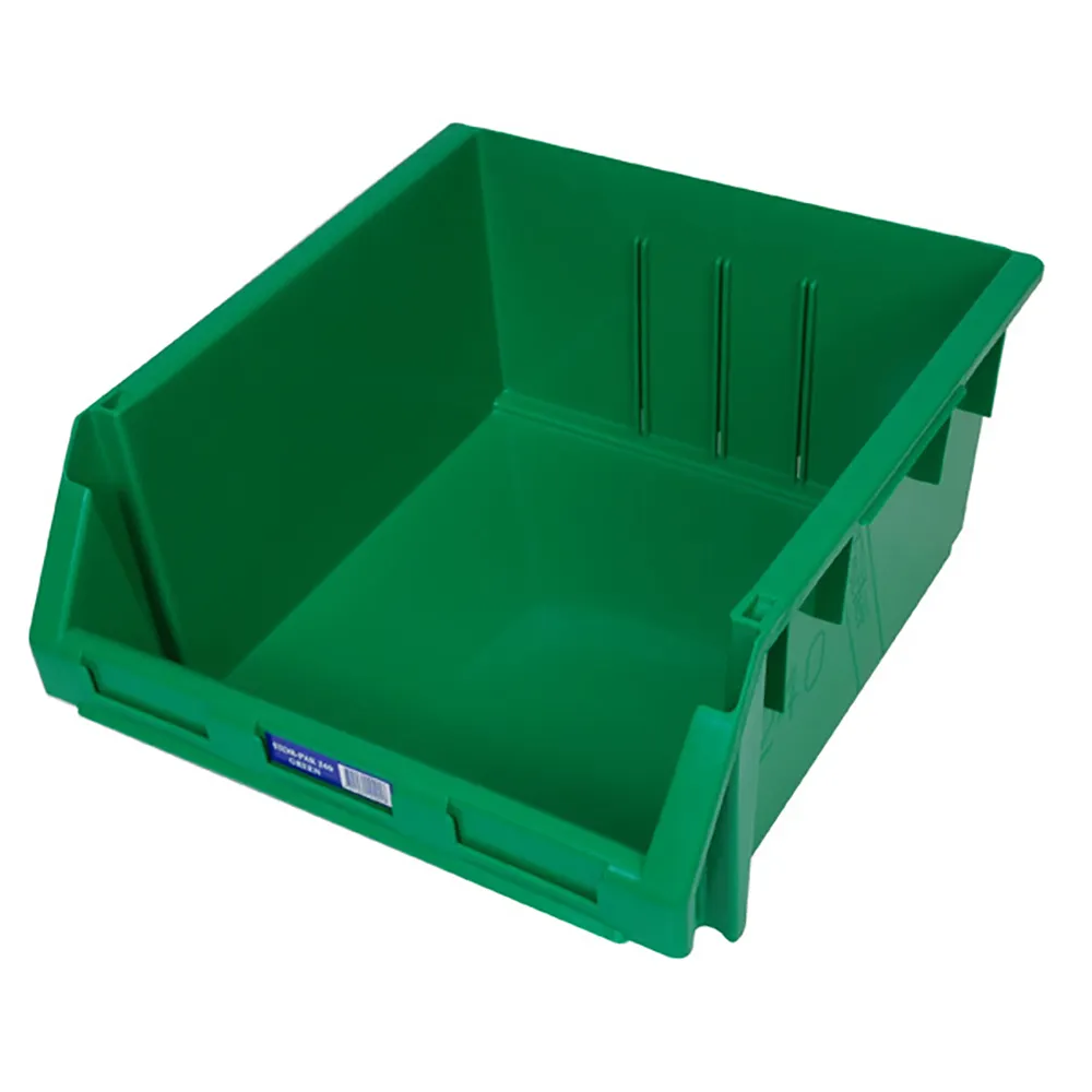 FISCHER 410 x 440 x 210mm STOR-PAK 240 Storage Bin Green 1H-065G