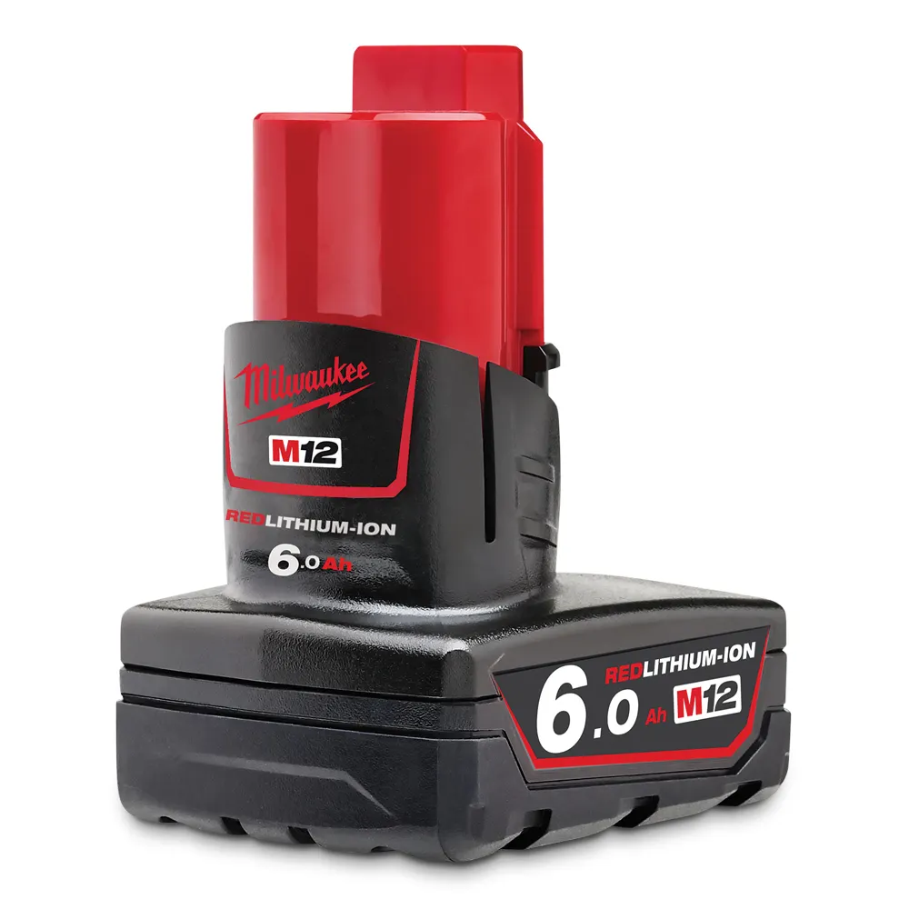 MILWAUKEE 12V RedLithium-Ion 6.0Ah Battery M12B6