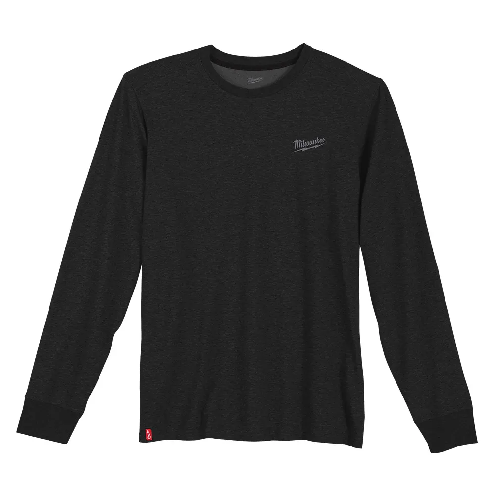 MILWAUKEE Hybrid Work Tee Long Sleeve Black 604B