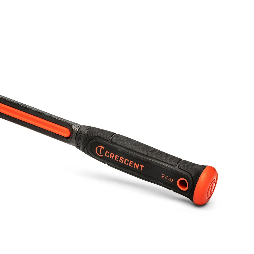 CRESCENT 24oz Steel Brick Claw Hammer CHSBK24