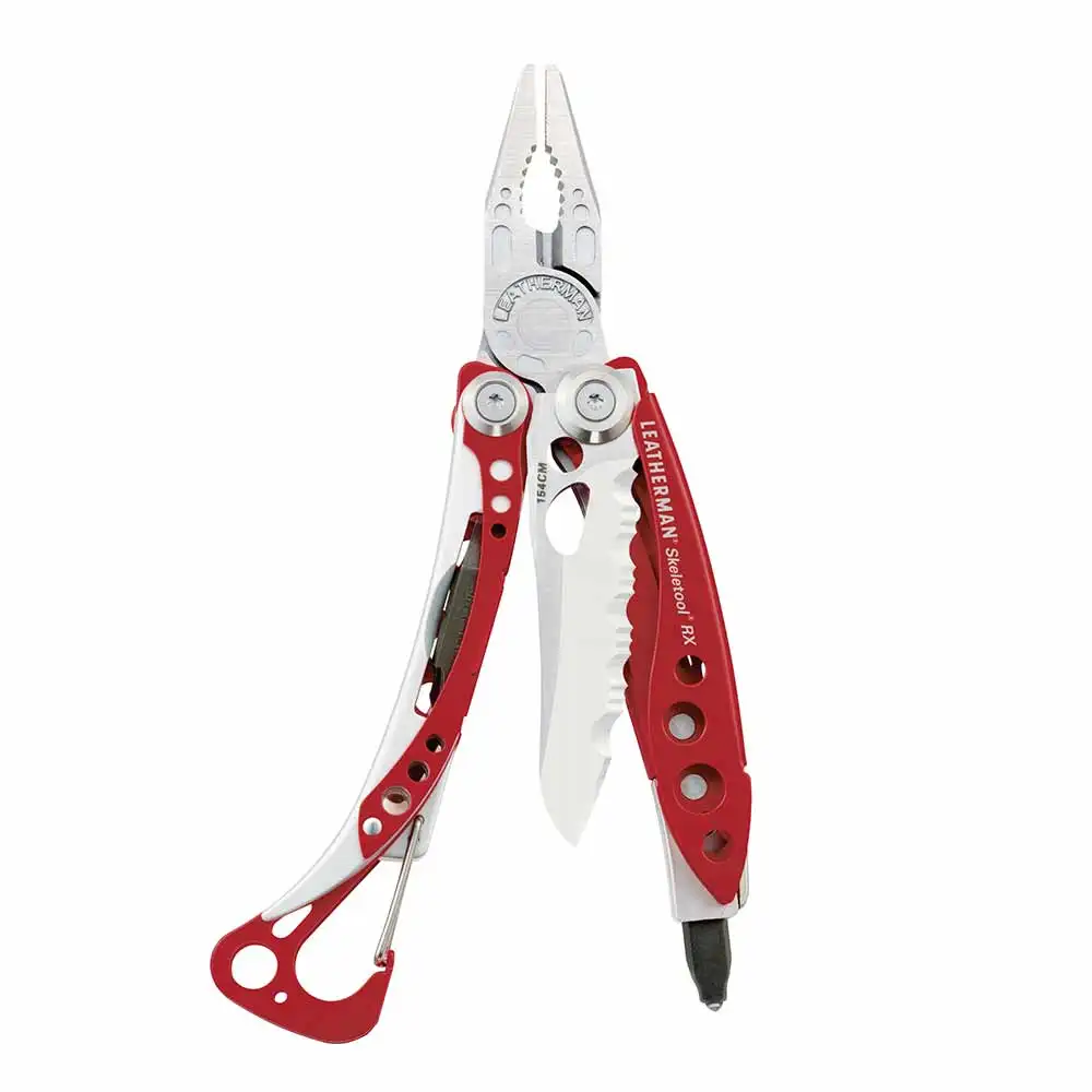 LEATHERMAN Skeletool RX Rescue Multi-Tool with Clip 154CM S/S Deep Serrated Blade/Glass Breaker YL832310