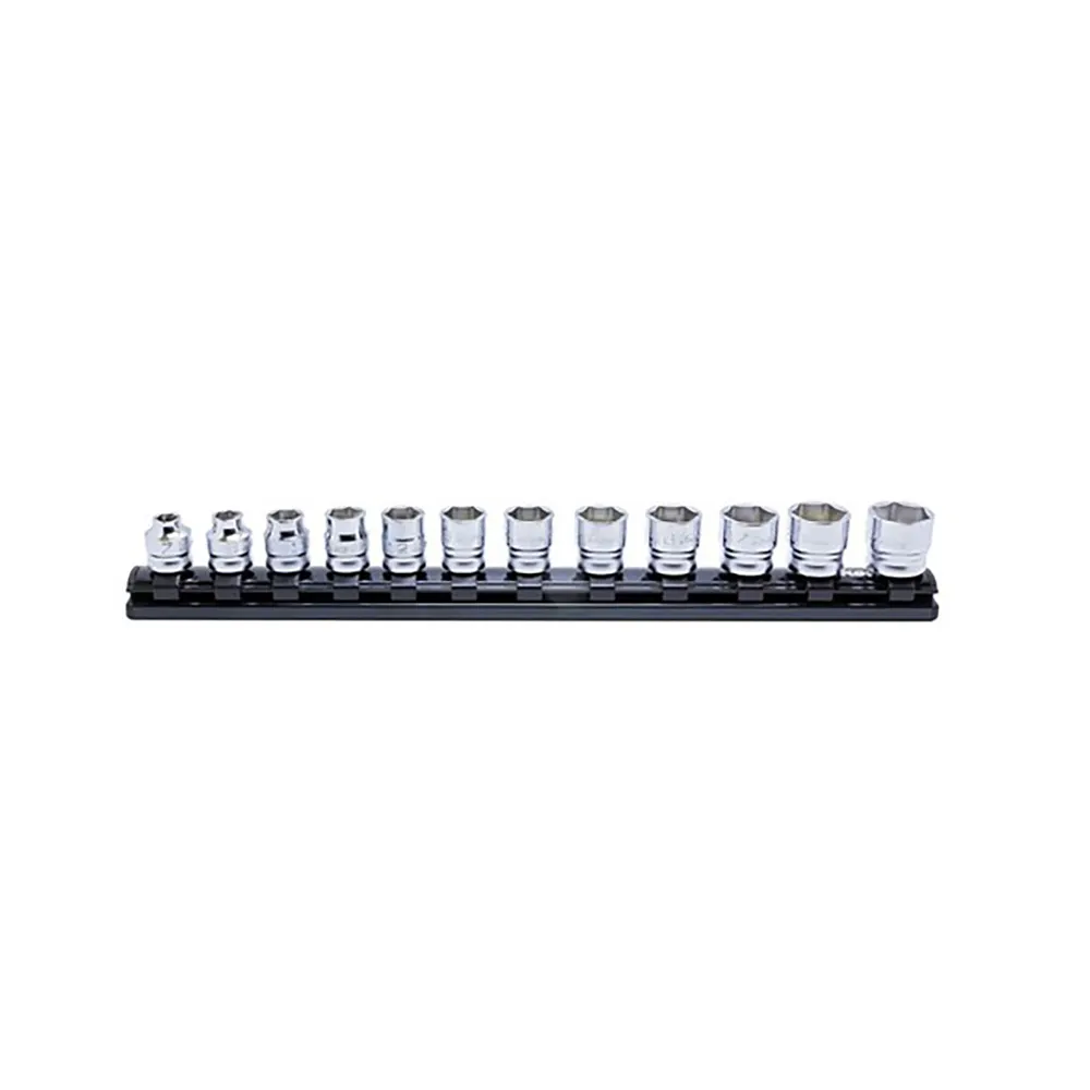 KOKEN 12 Piece 7-19mm 3/8inch Metric Socket Rail Set KORS3400MZ12