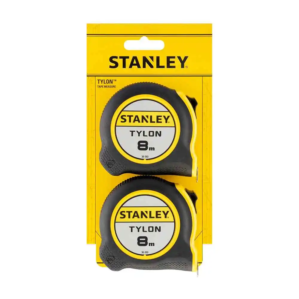 STANLEY 8M x 28mm Tylon Twin Pack Tape Measure STHT37267-3