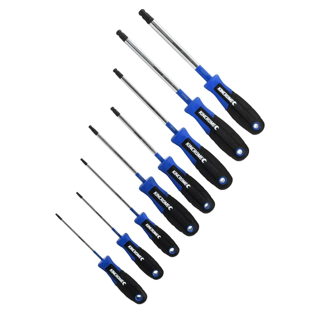 KINCROME TorqueMaster Ball-Hex Screwdriver Set - 8 Piece K5589