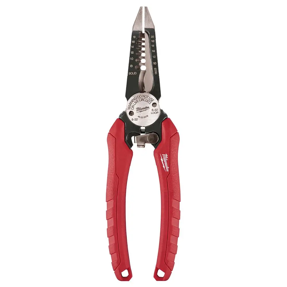 MILWAUKEE 8 18Awg Solid/ 10 20Awg Strand Stripper Wire Plier 48223079