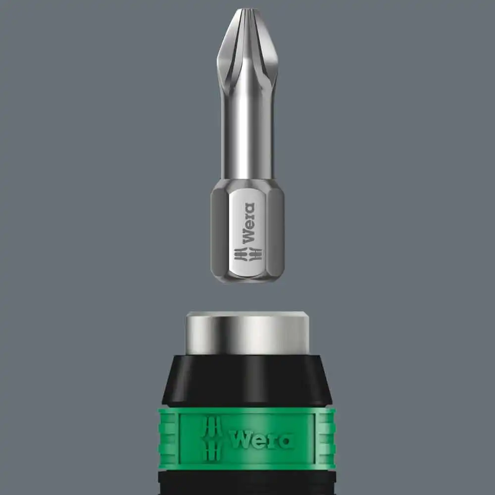 WERA Adjustable Torque Screwdriver (0.3-1.0 Nm) w/ Rapidaptor Quick-release Chuck WER074772