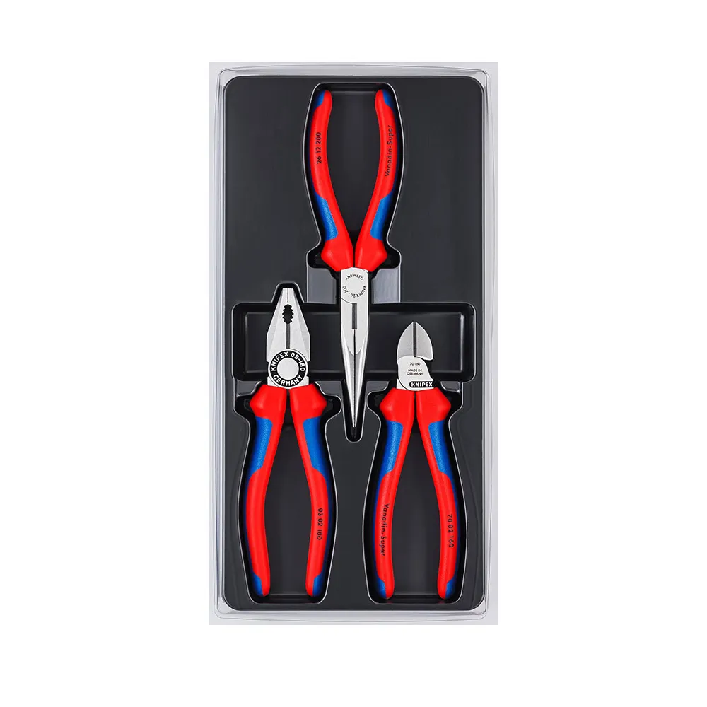 KNIPEX 3 Piece Assembly Pack Plier Set 00 20 11