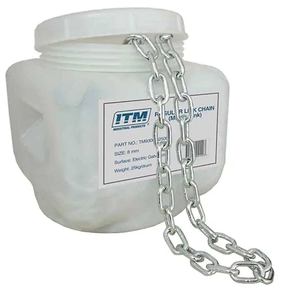 ITM 25KG Regular Link Chain Galvanise TM9306-02504