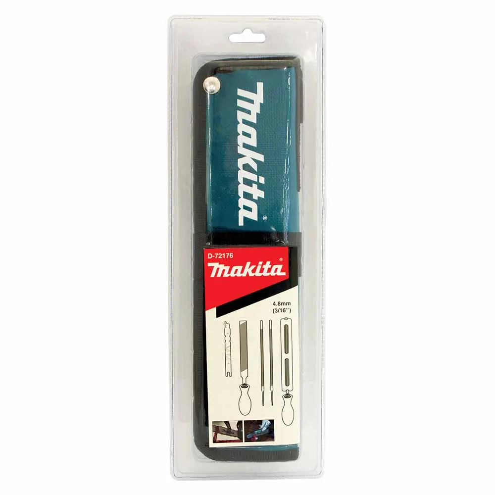 MAKITA 4.8mm Chainsaw Sharpening Rollup Kit D-72176