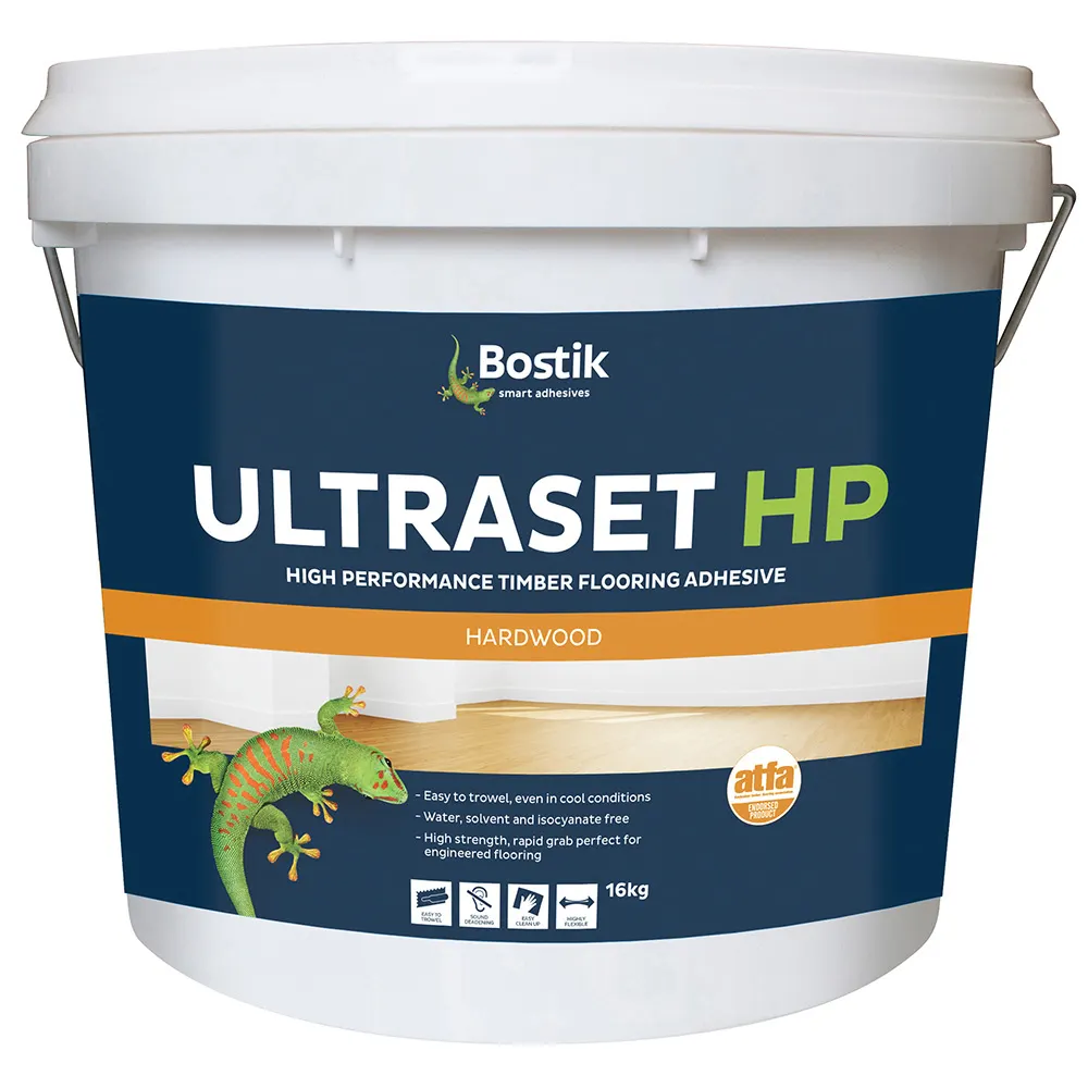 BOSTIK 16kg Adhesive HP Pail Brown Ultraset Flexible 30840416