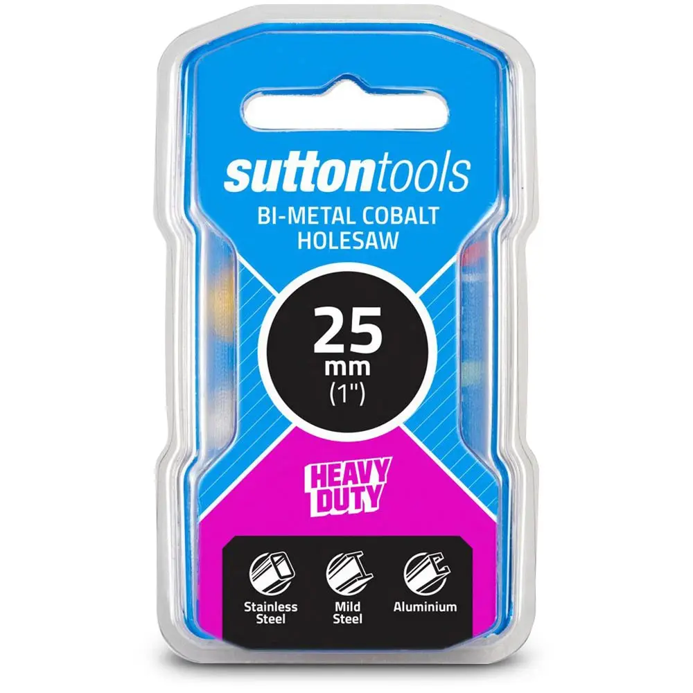 SUTTON 25mm (1inch) Bi-Metal Cobalt Holesaw