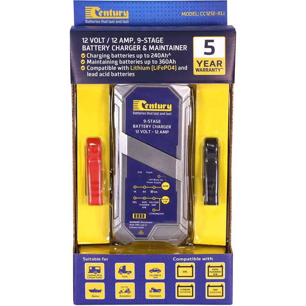 CENTURY CC1212-XLI Car Battery Charger 190013