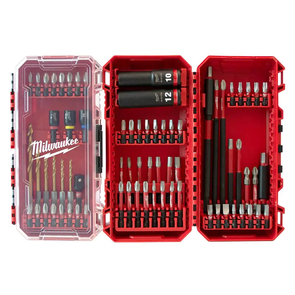 MILWAUKEE SHOCKWAVE Drill, Drive & Fastening Set - 75 Piece 48324048
