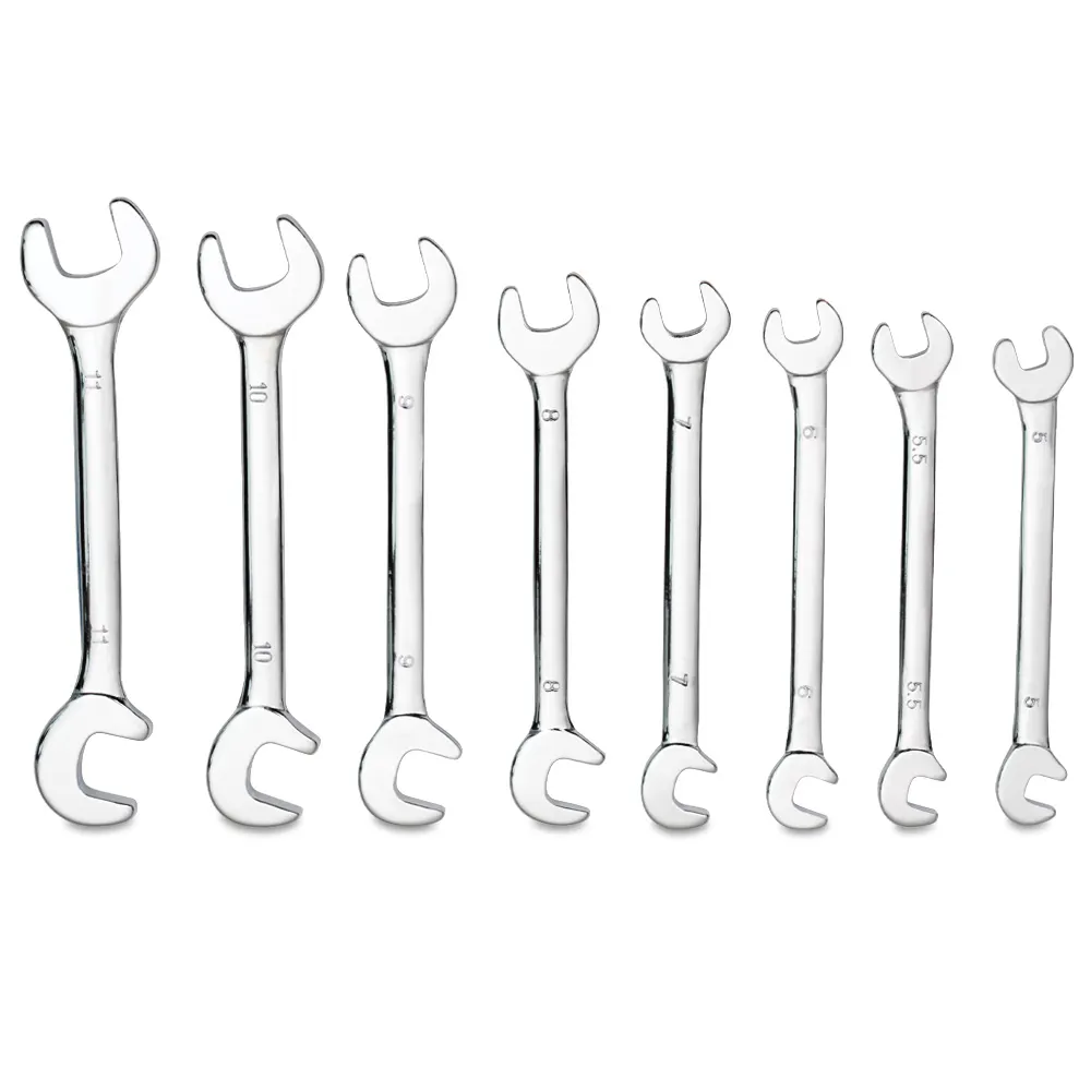 TTI  5-11mm 8pc Ignition Spanner Set Open End TTIIGSPMET8PC