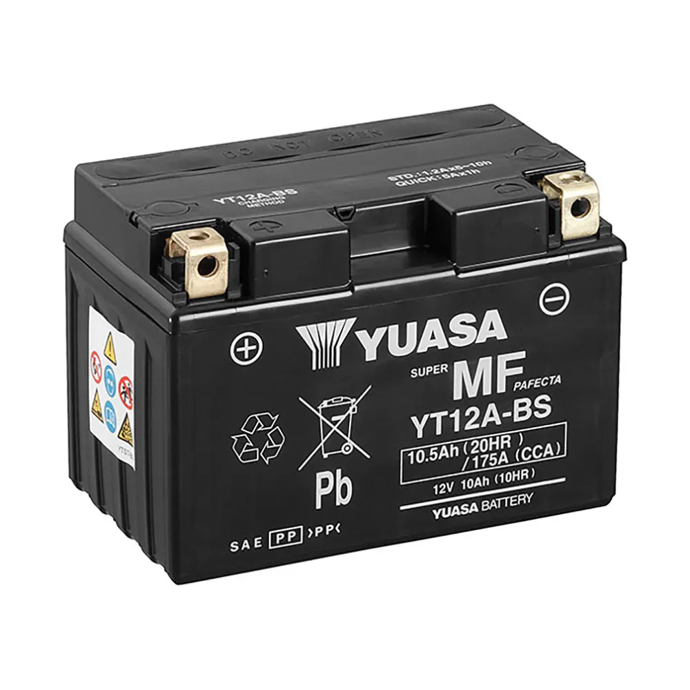 YUASA MOTORCYCLE YT12A-BS Motorcycle Battery 156001