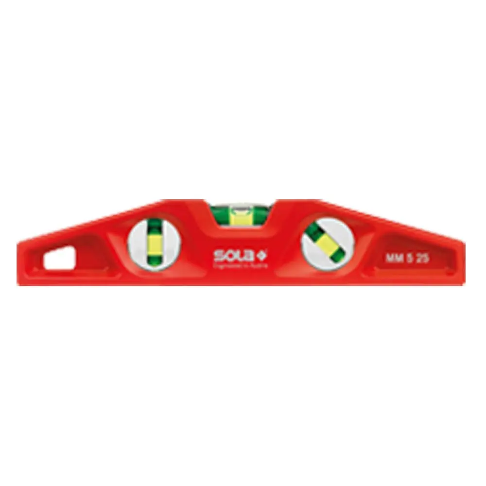 SOLA MM 5 25 25cm  Magnetic Die Cast Spirit Level 1331401