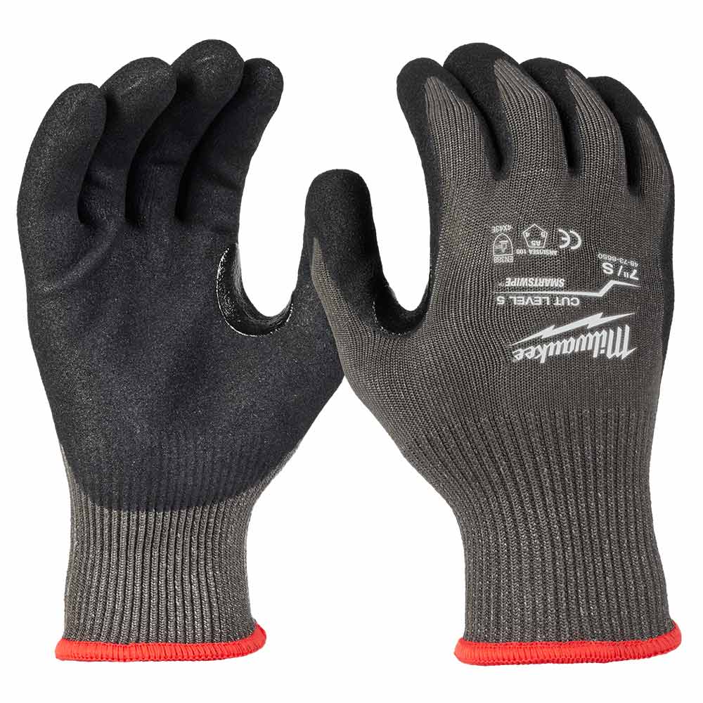 MILWAUKEE Cut Level 5E Nitrile Dipped Gloves 1 Pack - Small 48738650