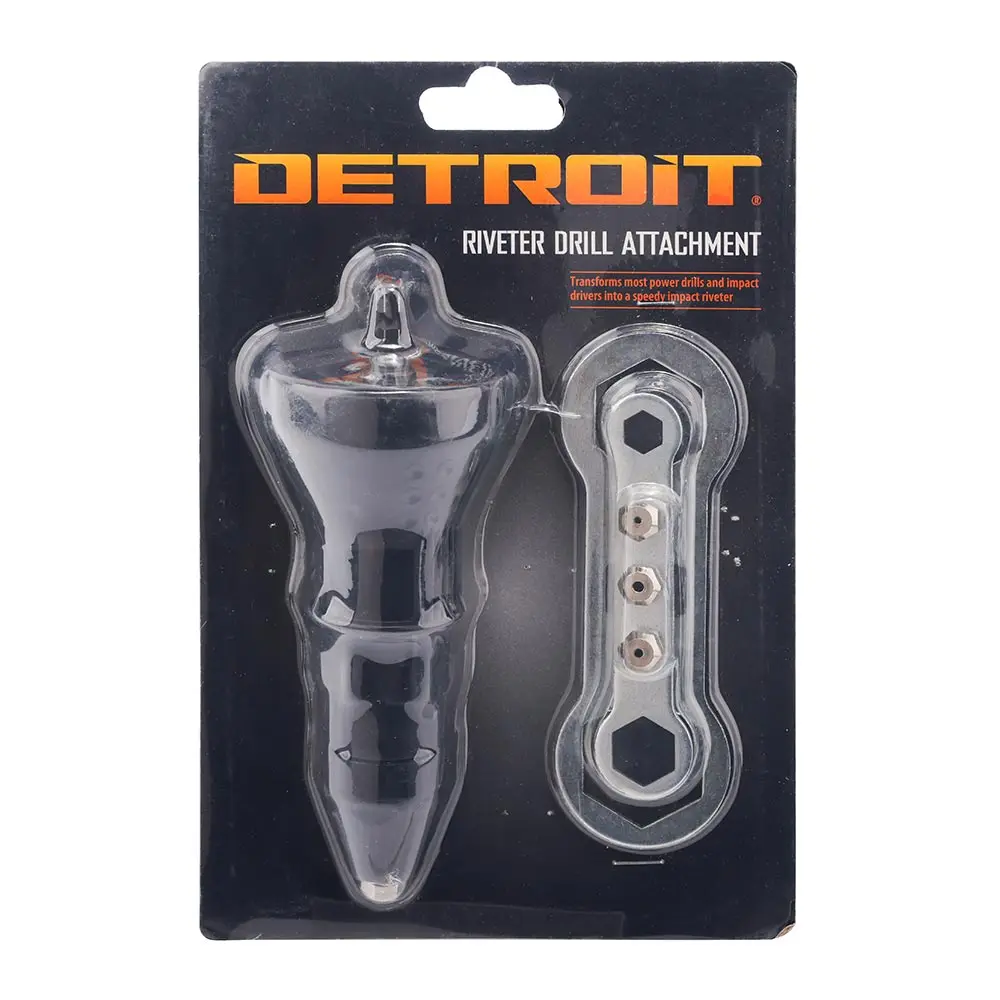 DETROIT 19mm 1/4" Hex Shaft Riveting Attachment DETDRVTHEXA